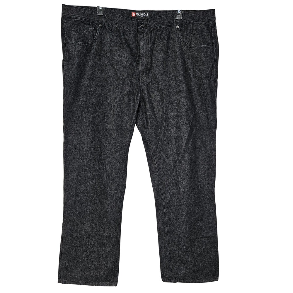Southpole Mens Black‎ Straight Leg Denim Jeans 48 Streetwear Skater Y2K Hip Hop